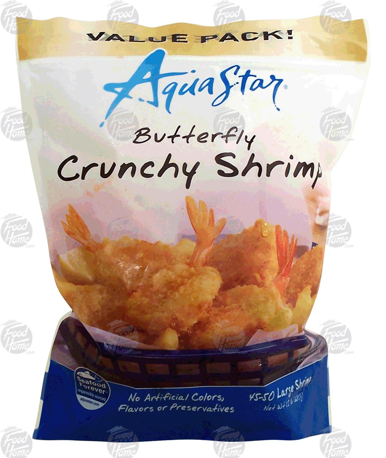 Aqua Star  butterfly crunchy shrimp, 45-50 large shrimp Full-Size Picture